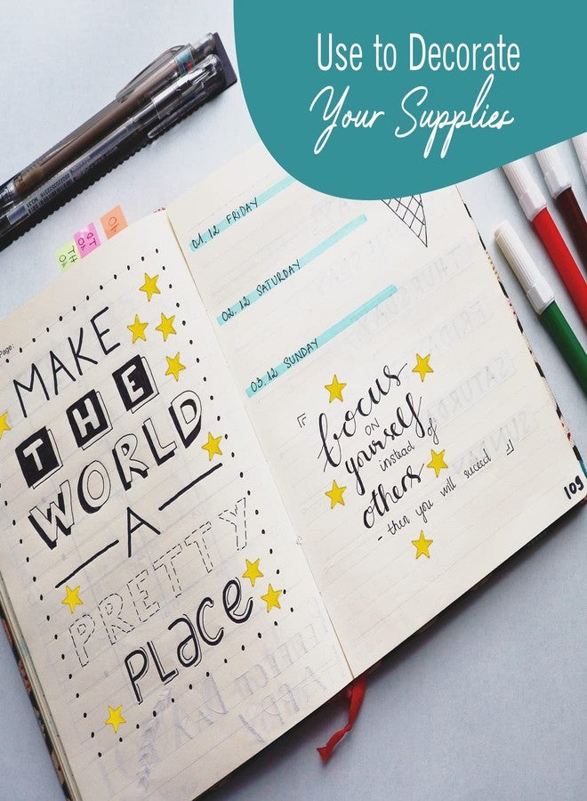 EXTRIC Star Stickers 1000 Pack, Gold, Foil Stars .75" Diameter, Small Stickers, Great for Kids Reward, Arts and Crafts and Homeschool Supplies - Image 4